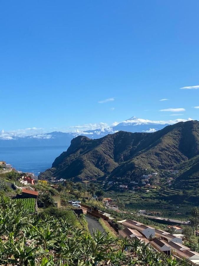 Casa La Sabina Roja 1 - Casa Con Impresionantes Vistas Sobre Hermigua Y El Mar المظهر الخارجي الصورة