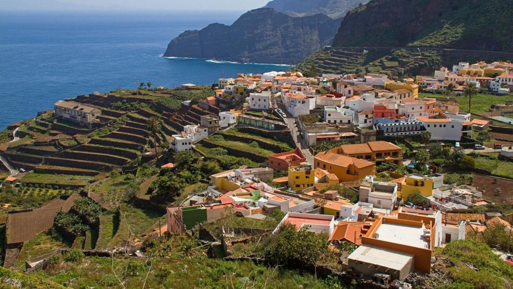 Casa La Sabina Roja 1 - Casa Con Impresionantes Vistas Sobre Hermigua Y El Mar المظهر الخارجي الصورة